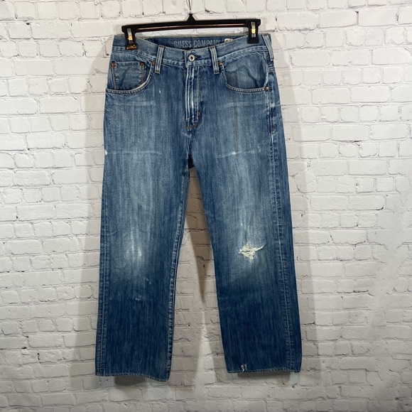 Guess Company Vintage Men’s 33/30 Jeans - Picture 4 of 14